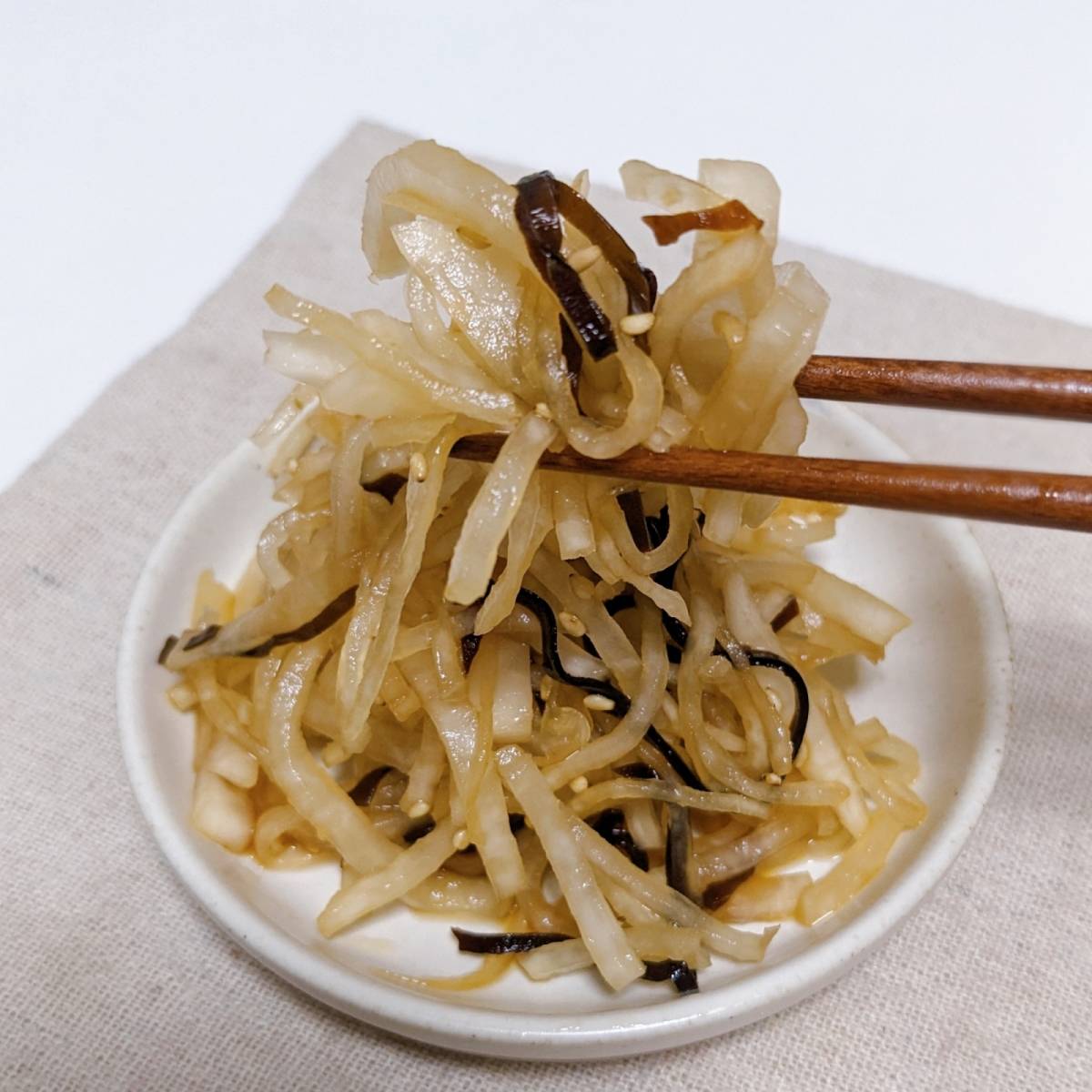 JAグループ公式の「大根と塩昆布の和え物」のレシピ