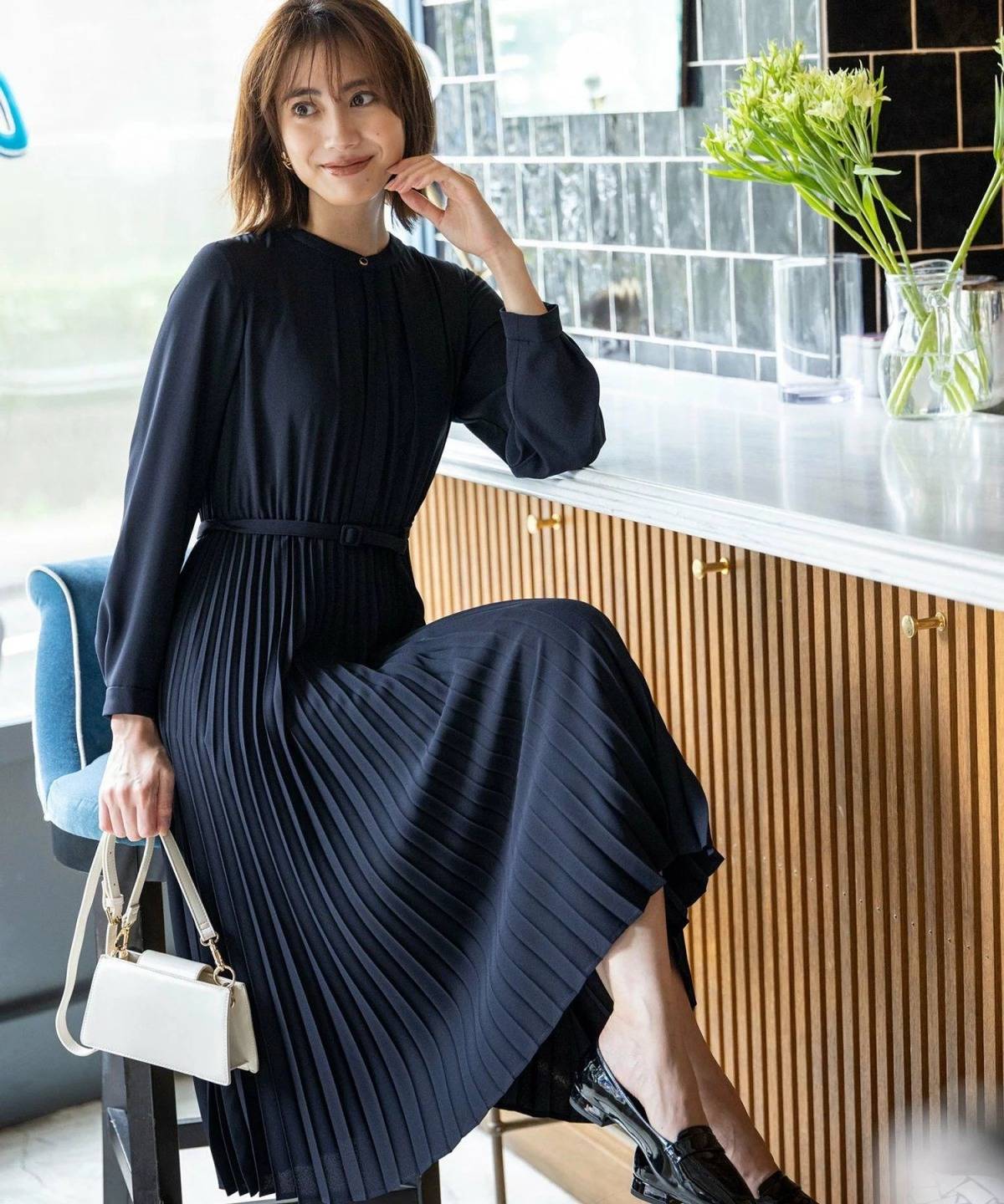 ANY SIS ノーブルプリーツ ワンピース