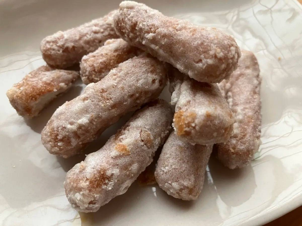 DAISO(ダイソー)：三幸製菓 雪の宿ミルクかりんとう 63g