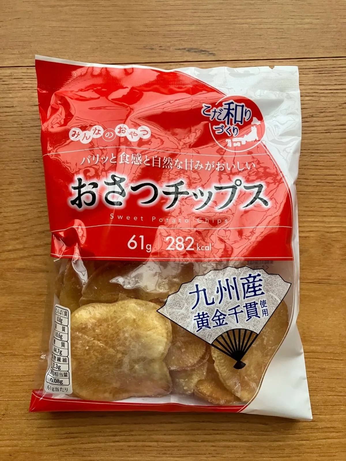 DAISO(ダイソー)：村田製菓 みんなのおやつ おさつチップス 61g