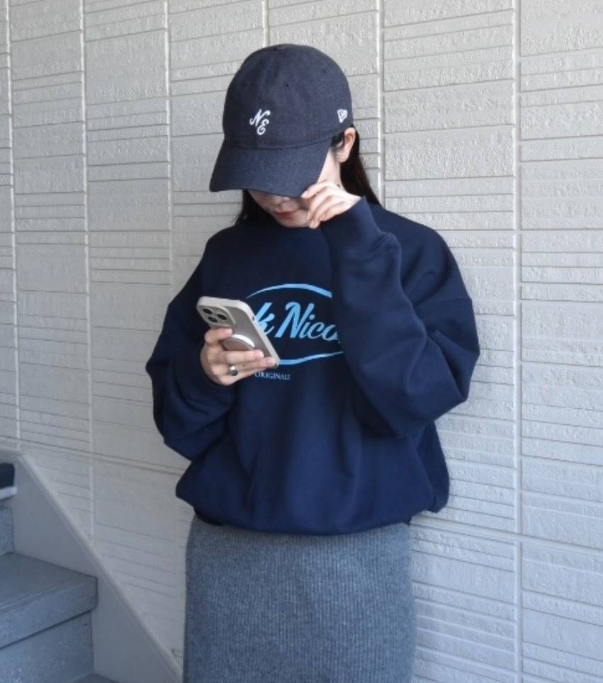 NICK&NICOLEのオリジナルスウェットコーデ