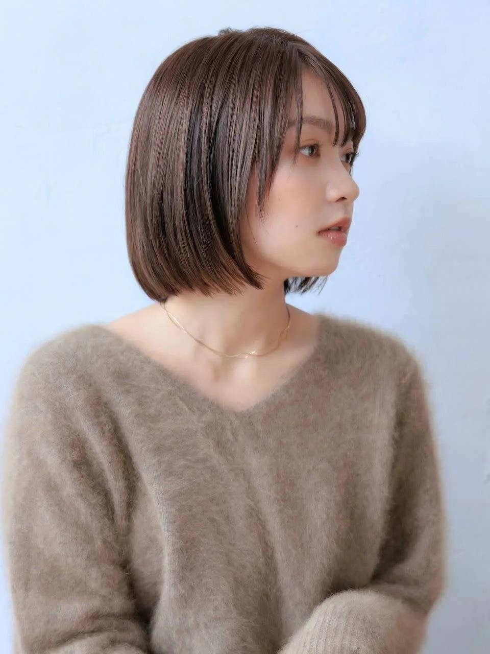 ボリュームレスなボブ