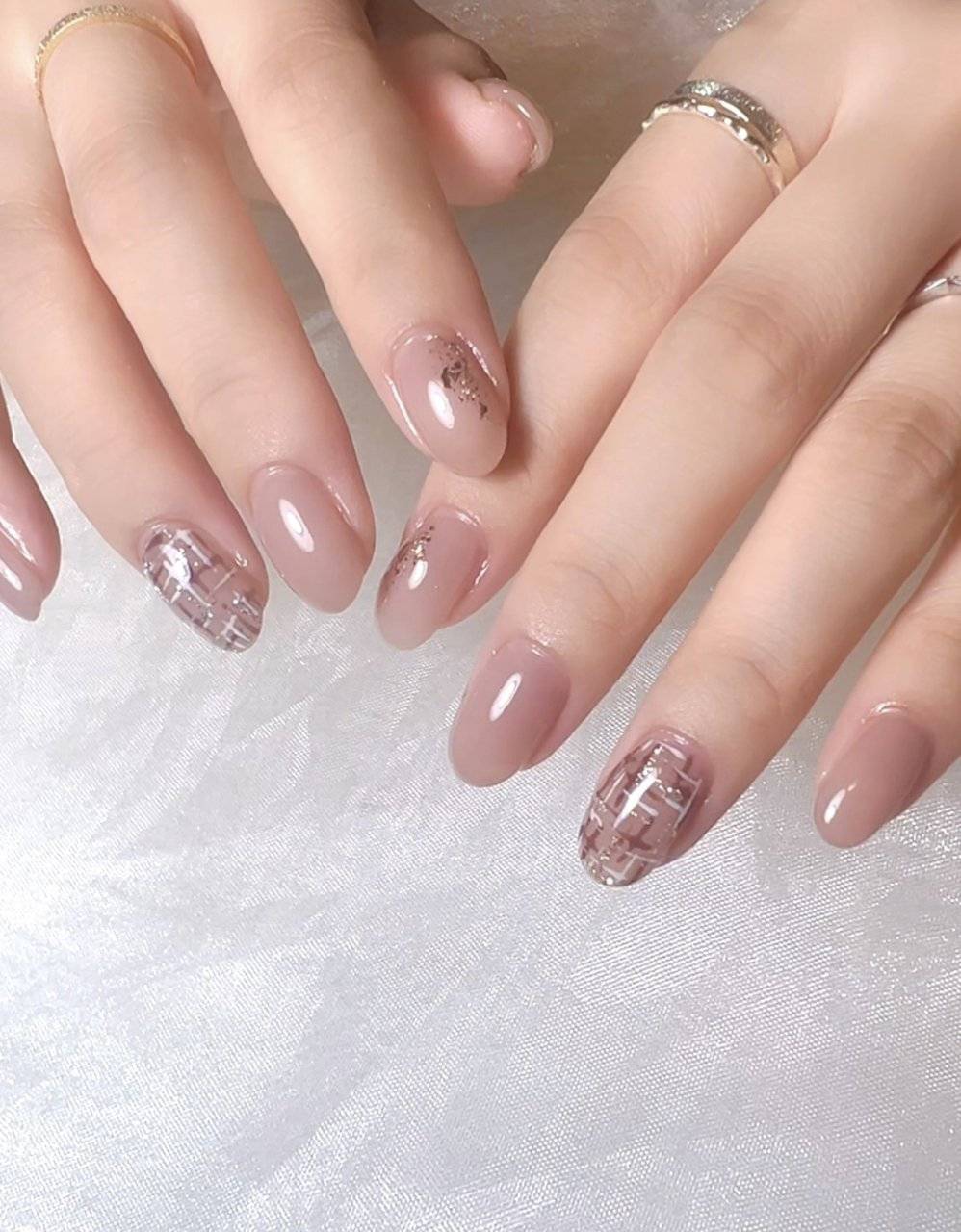 ヌーディーピンクネイル