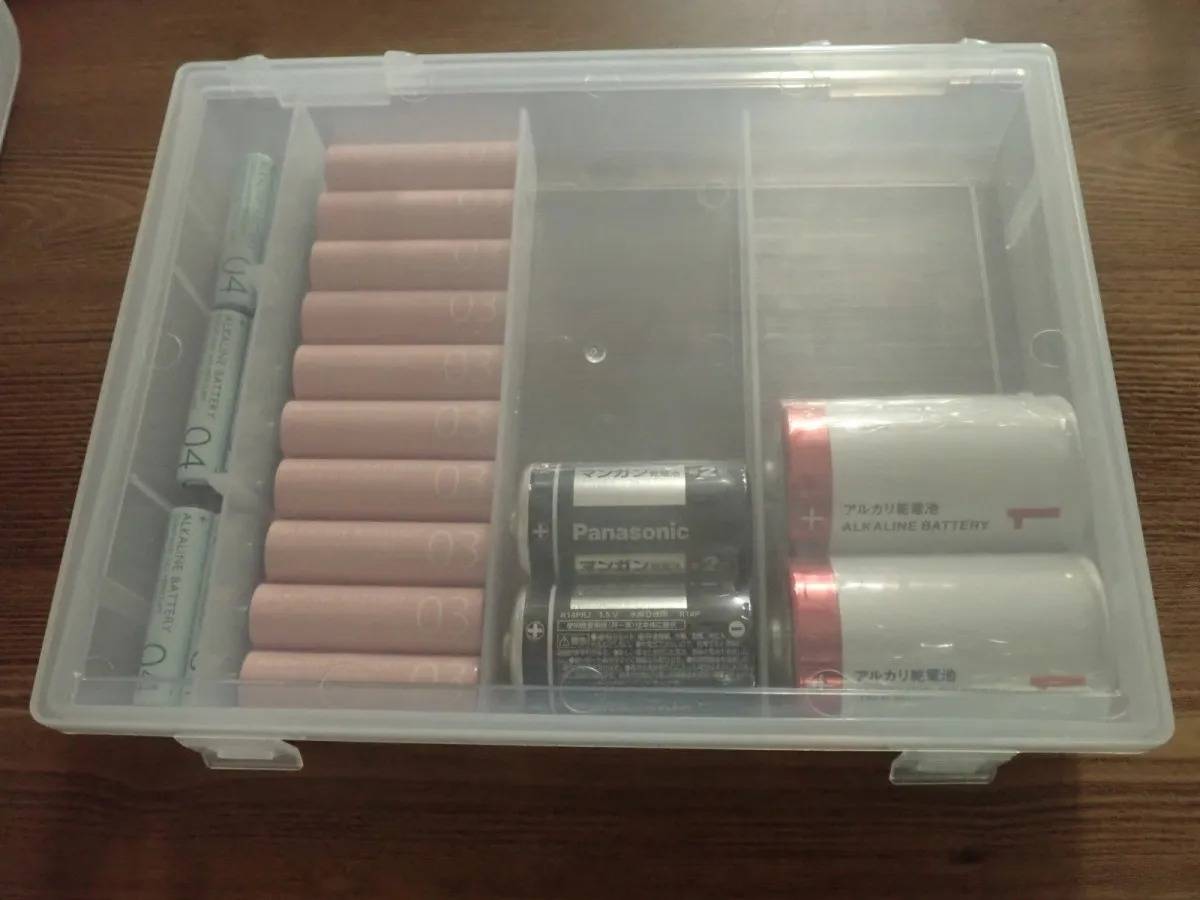 DAISO(ダイソー)：乾電池ストッカー