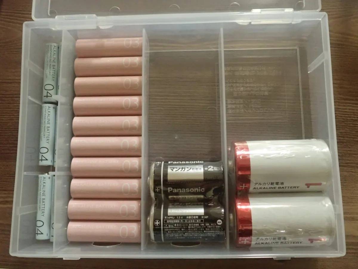 DAISO(ダイソー)：乾電池ストッカー