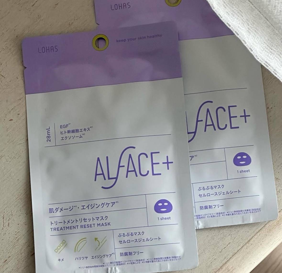 「ALFACE+」トリートメントリセットマスク