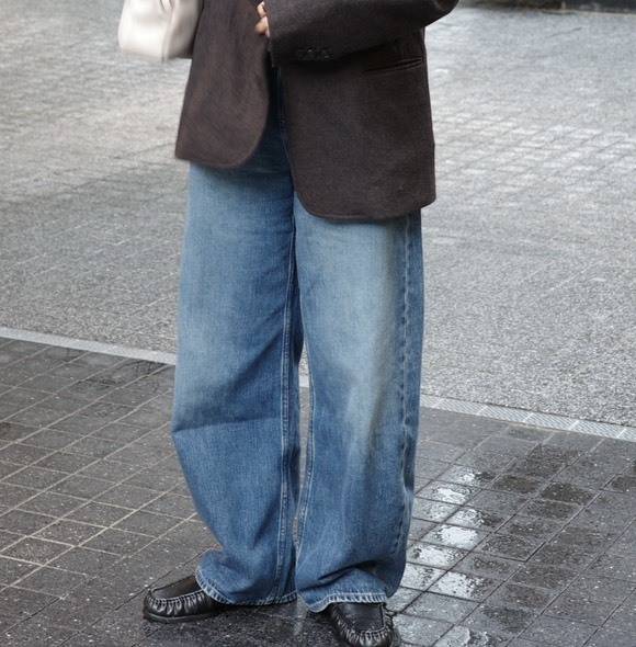 「UNIQLO」のバギーカーブジーンズ