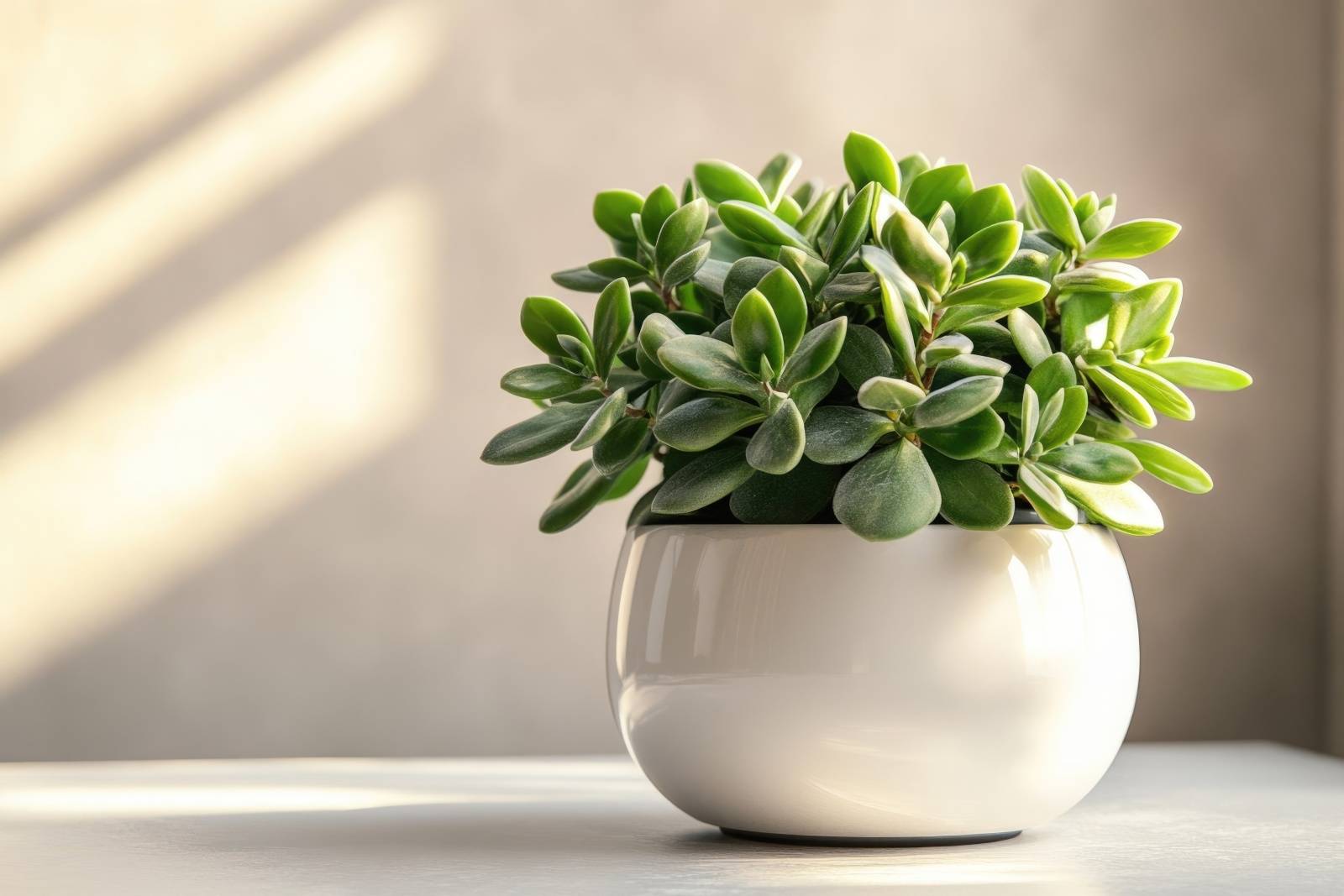 リビング　人気運　上がる　葉が丸い　観葉植物