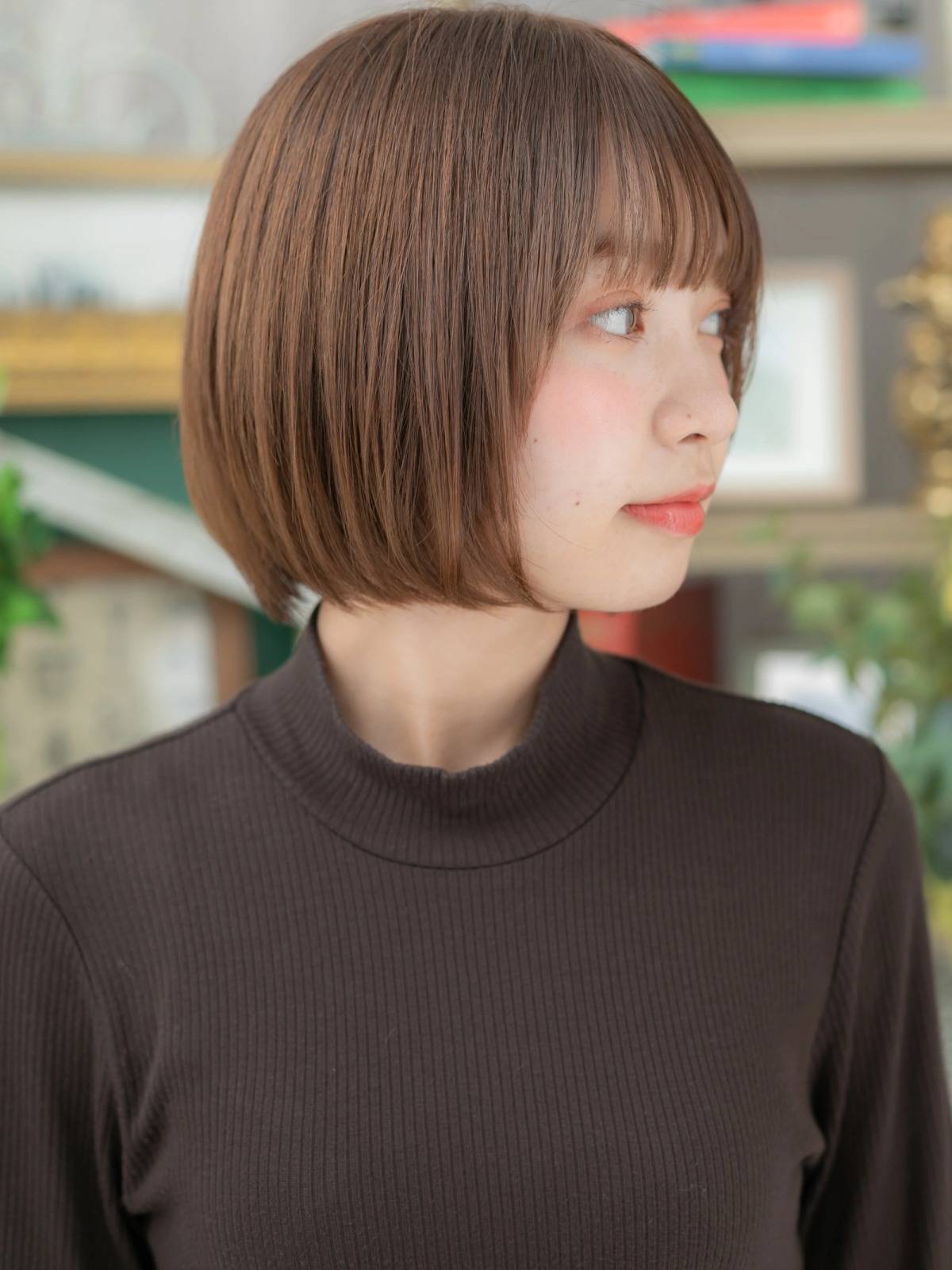 ボリュームレスなボブ