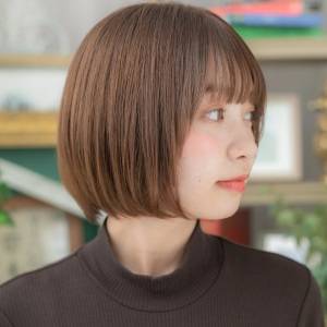  ボリュームレスなボブ 