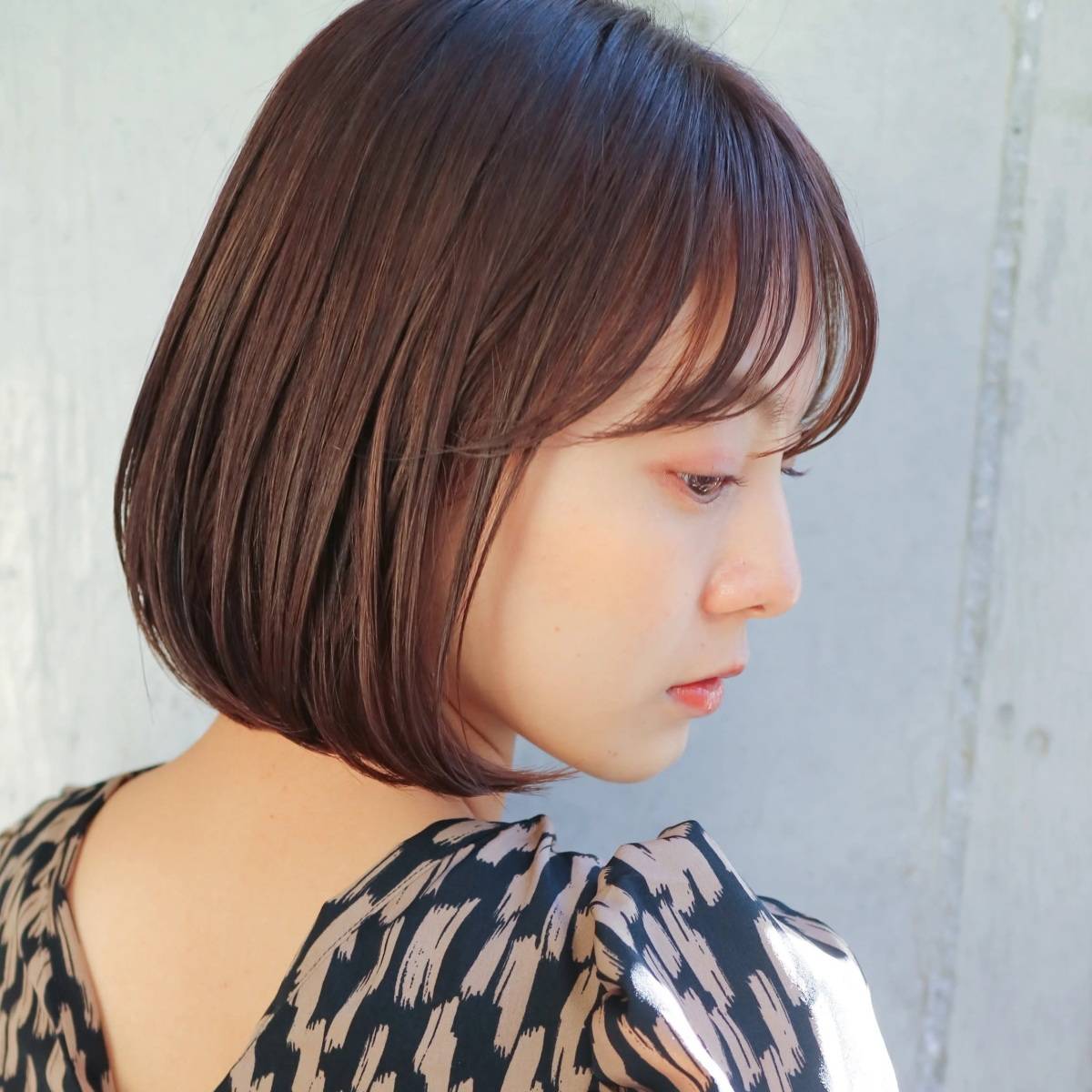 レディライクな内巻きボブ