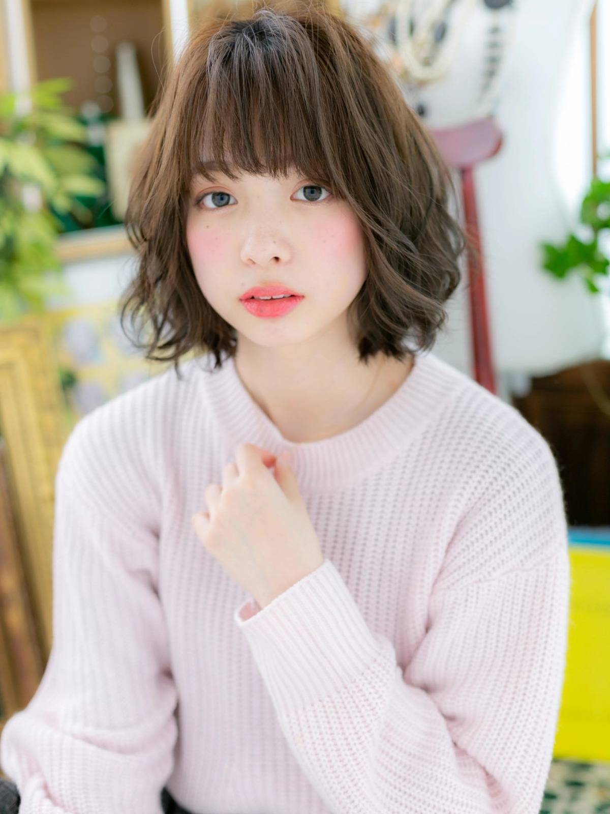 ニュアンスカールボブ