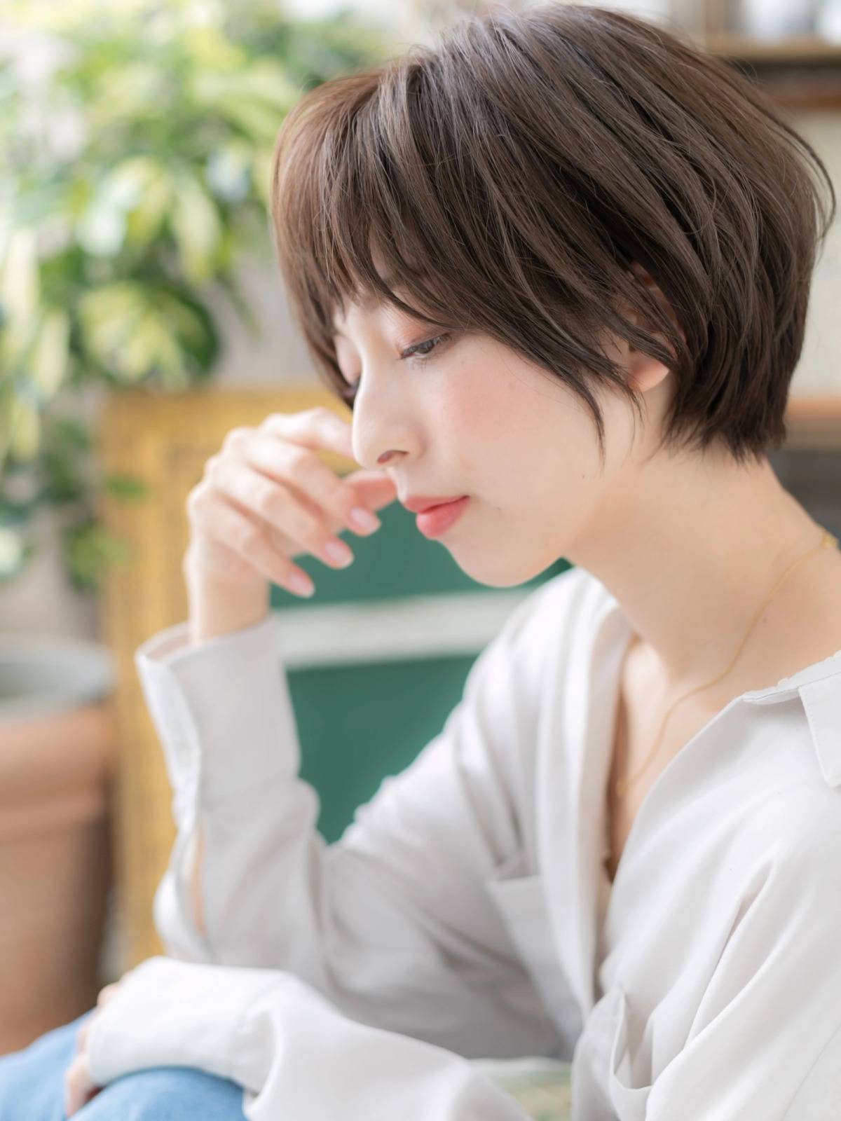 シンプルひし形ショート