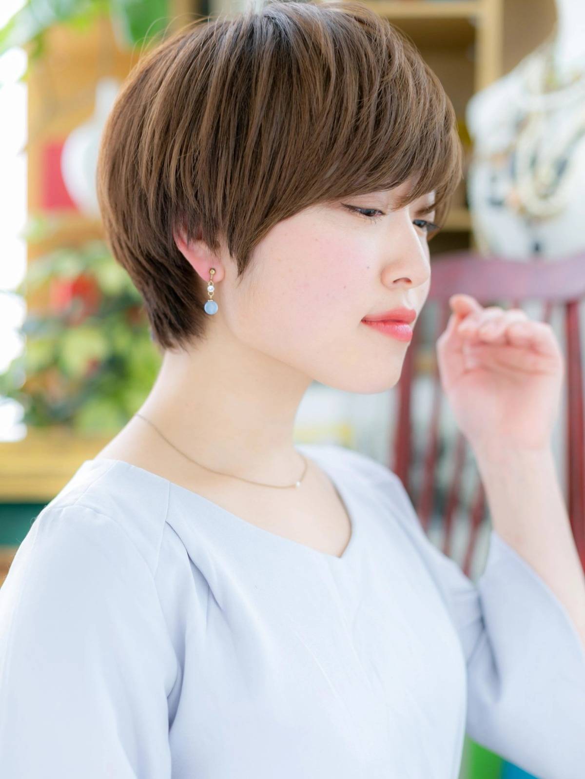 まとまり感丸みショート