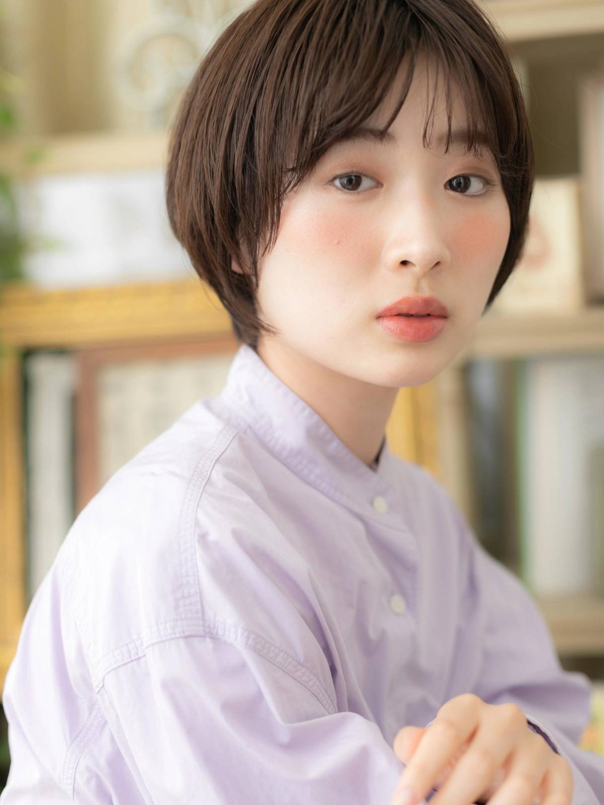 ナチュラルマッシュショート