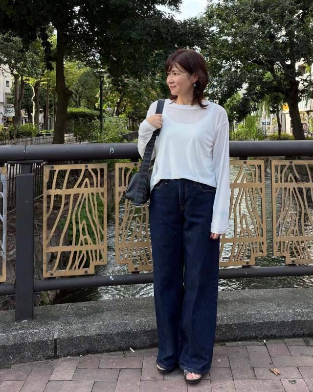 シアートップスを合わせる♪