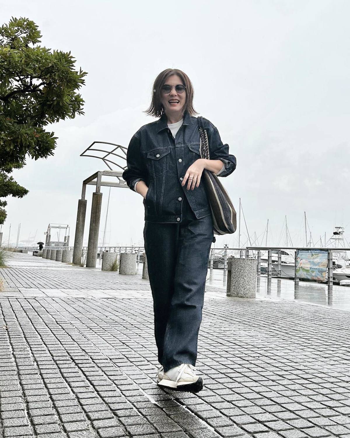 デニムonデニムのセットアップが◎