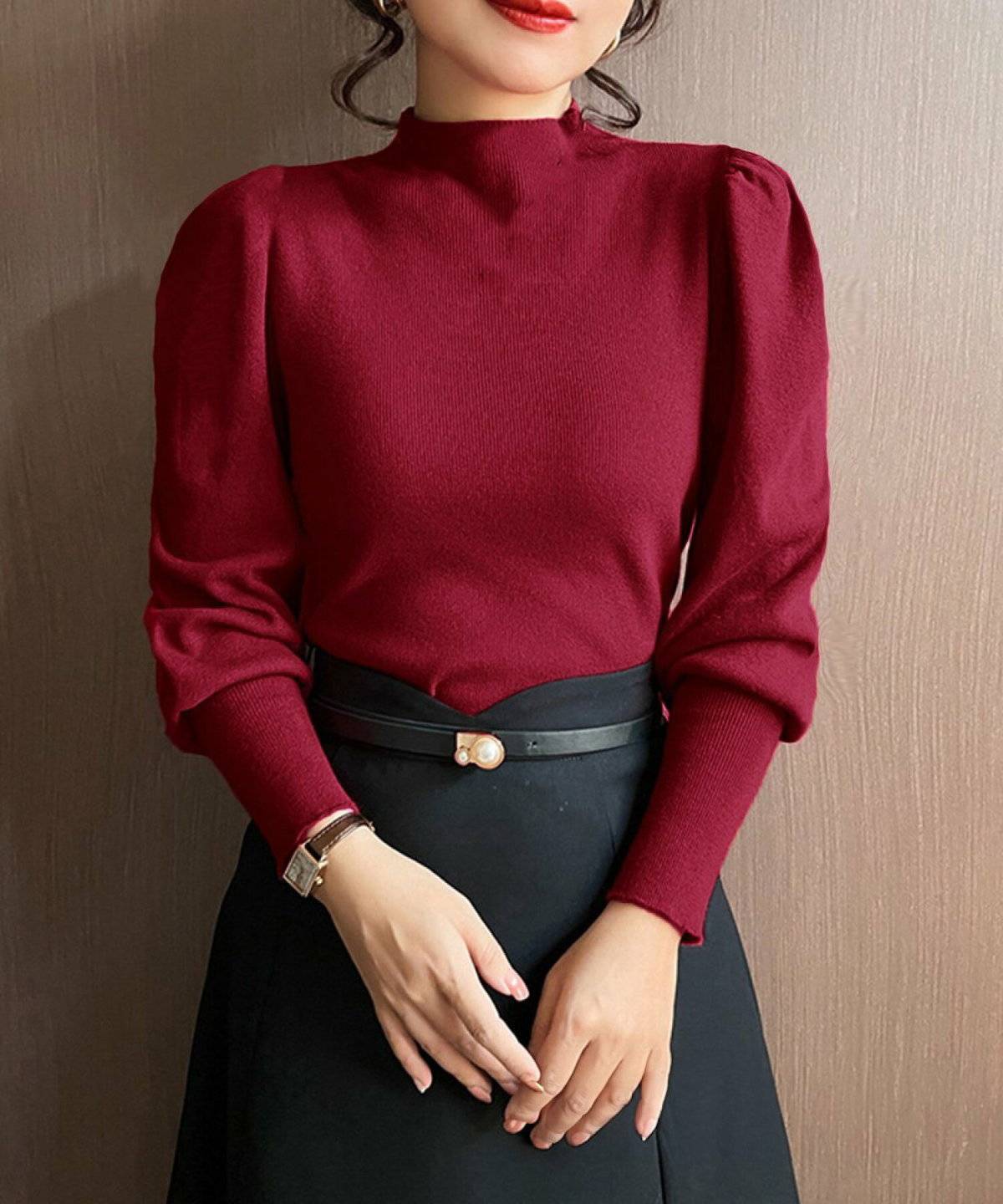 スカートコーデの女性