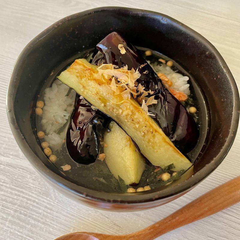 永谷園公式の「秋なすのお茶づけ」のレシピ