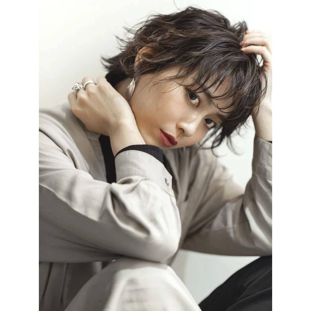 ルーズパーマ×マッシュウルフ