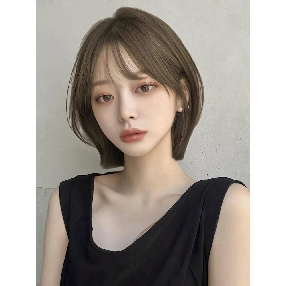 大人のくびれ切りっぱなしボブ