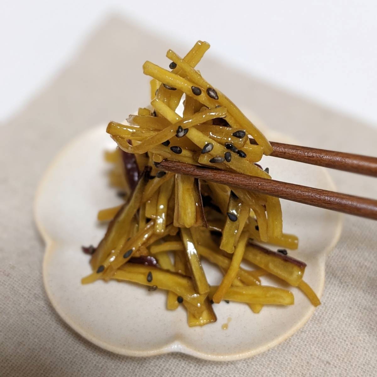 JAグループ公式の「細切り芋ケンピ」のレシピ