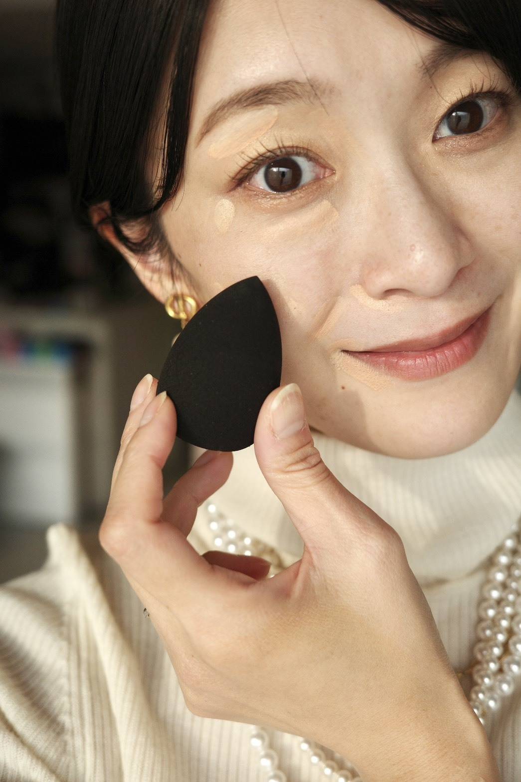 ＆be テンシーラーUVプラスでメイク