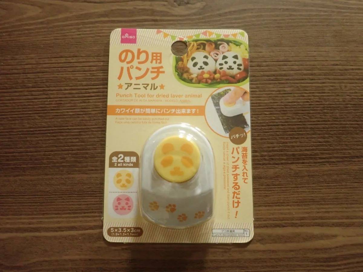 DAISO(ダイソー)：のり用パンチ アニマル