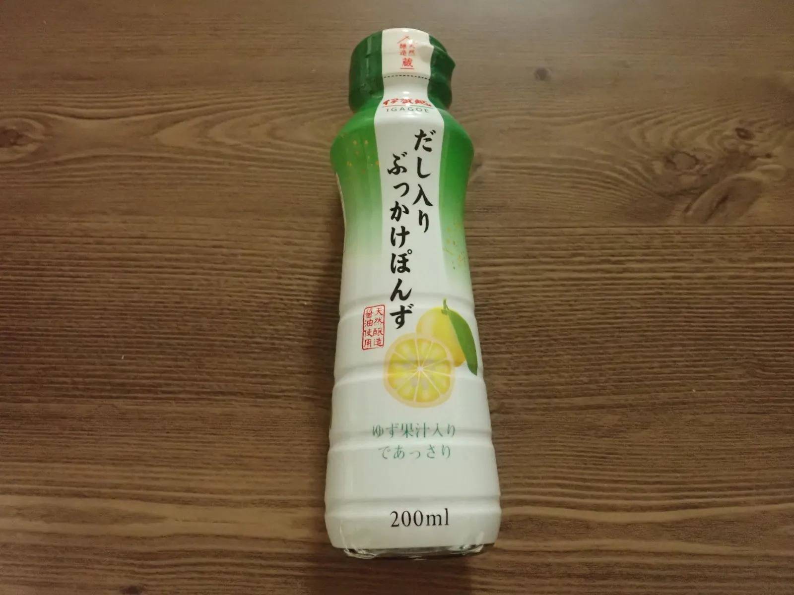 DAISO(ダイソー)：伊賀越 だし入りぶっかけポン酢 200ml