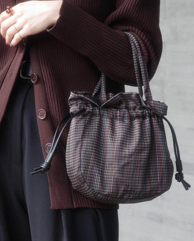 BIGOTREの2way巾着バッグ