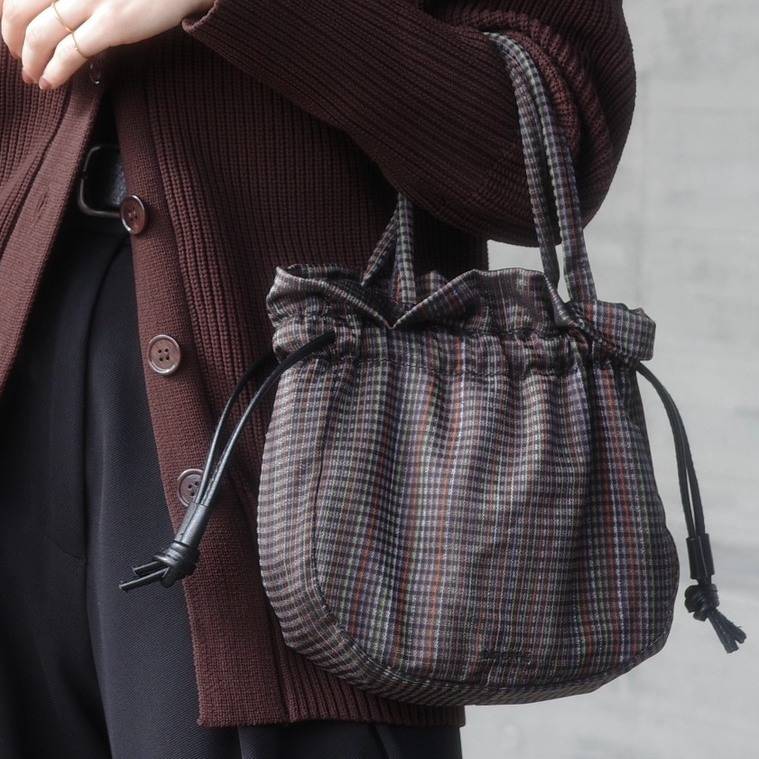 BIGOTREの2way巾着バッグ