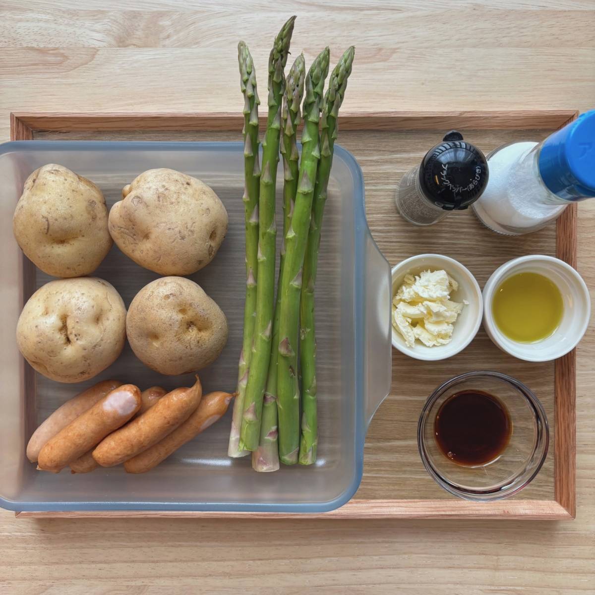 JAグループ公式の「アスパラとじゃがいものバター醤油炒め」のレシピ