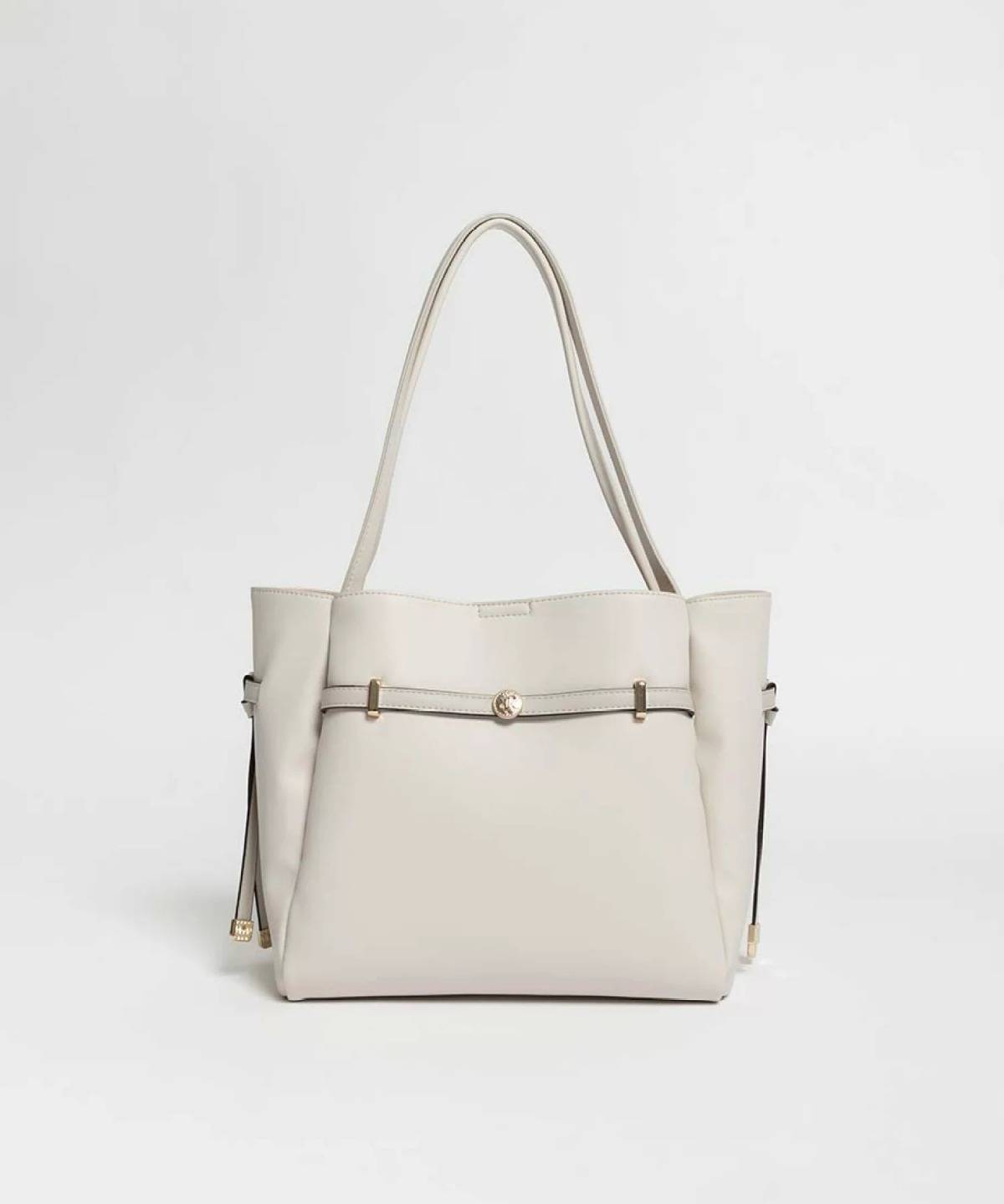 RANDA モノグラムパーツベルトトートバッグ