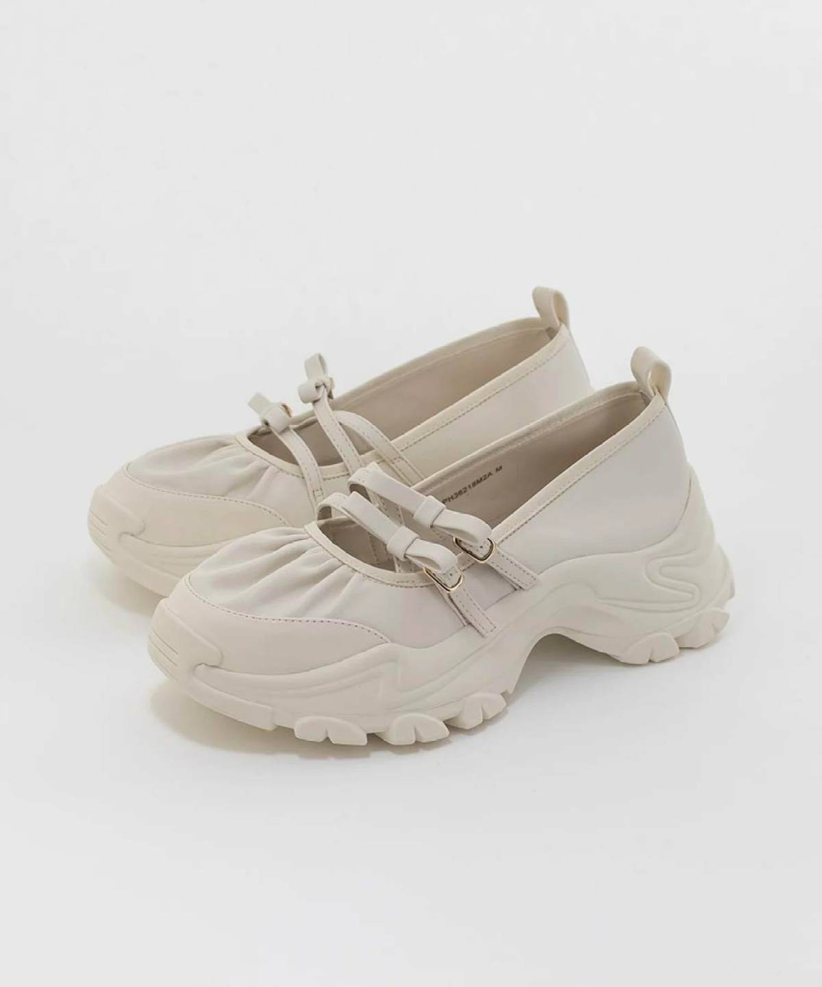 RANDA 2WAY リボンクロスベルトスニーカー