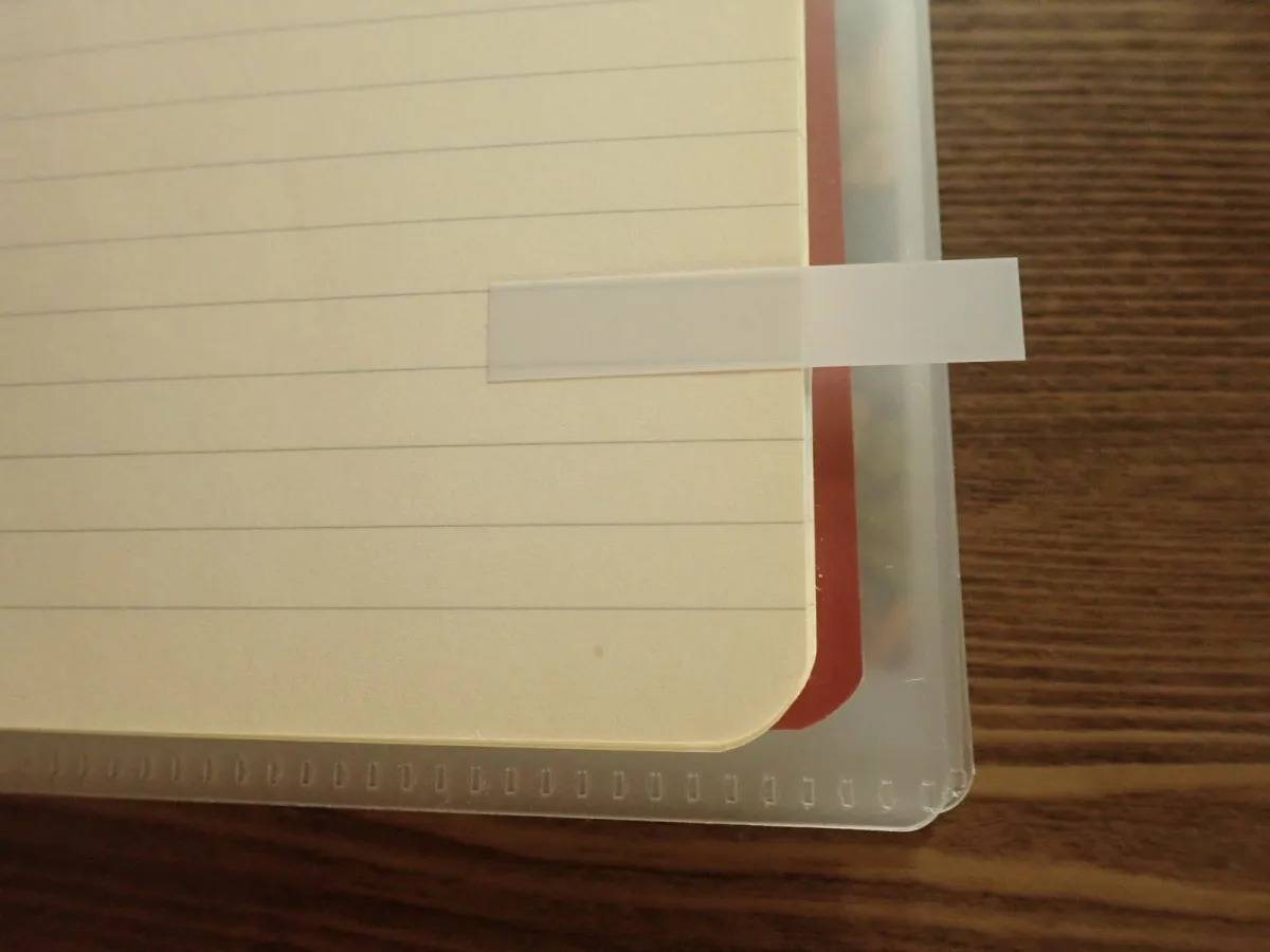 DAISO(ダイソー)：フィルムふせん(ポップアップ式、パープル、160枚)