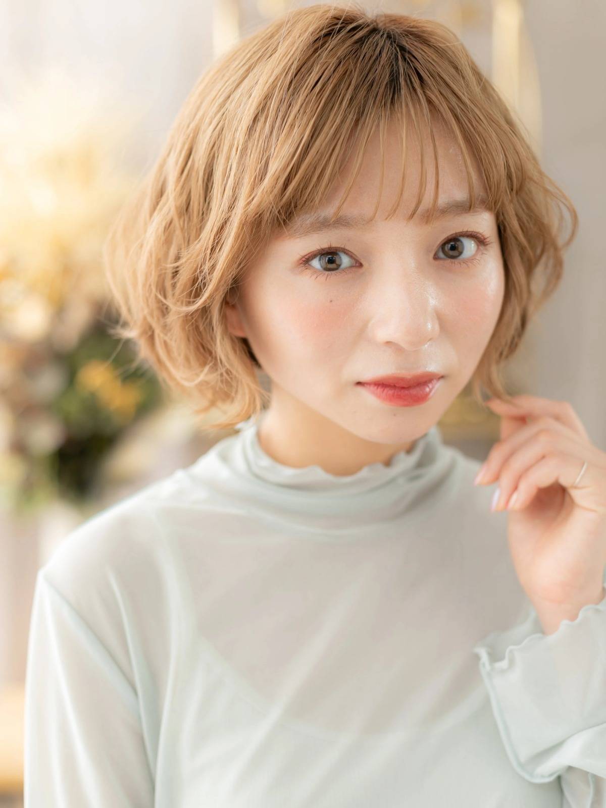 ゆるふわマッシュボブ