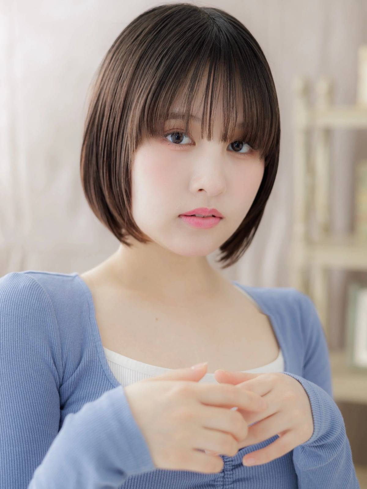シンプルストレートボブ