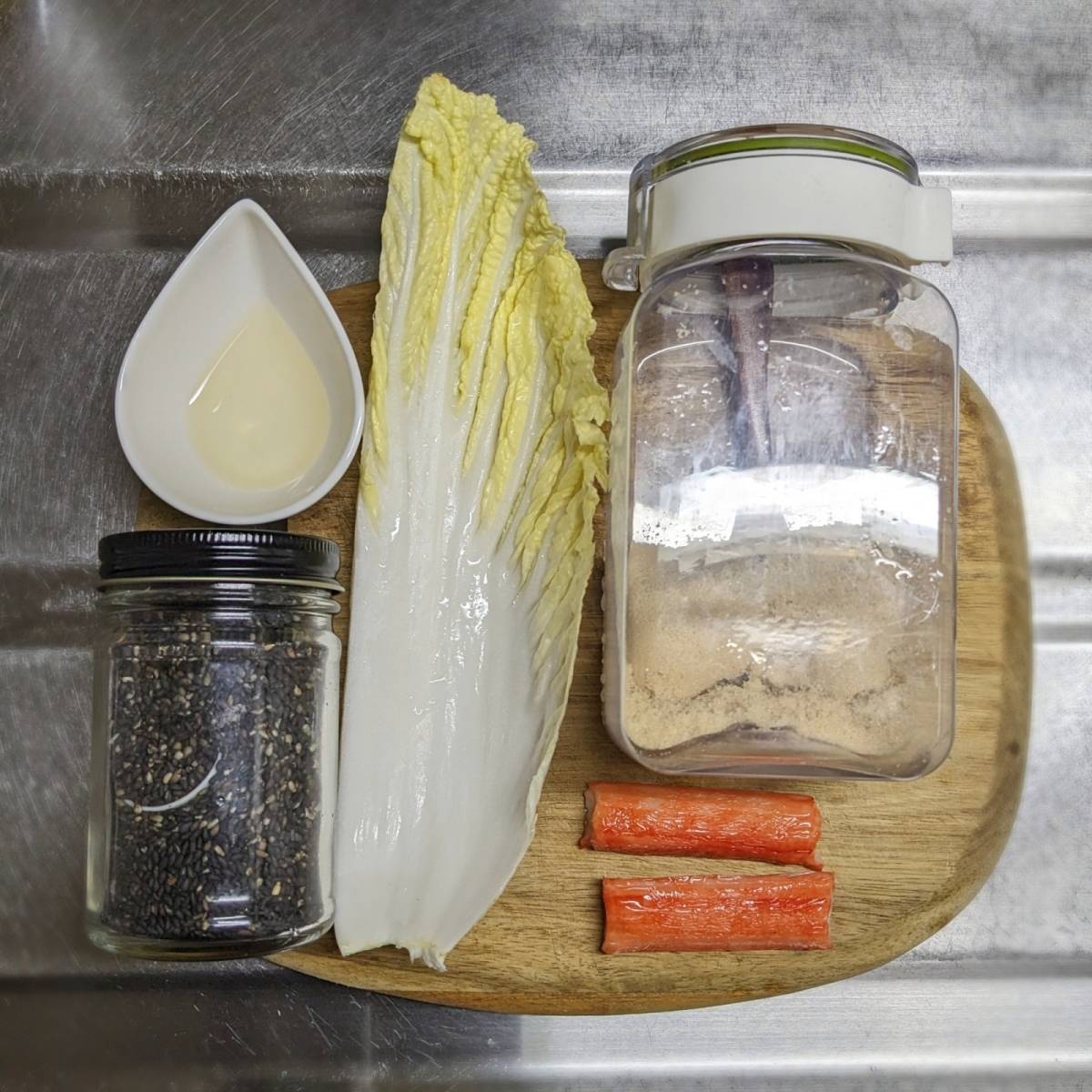 JAグループ公式の「白菜のカニカマ和え」のレシピ