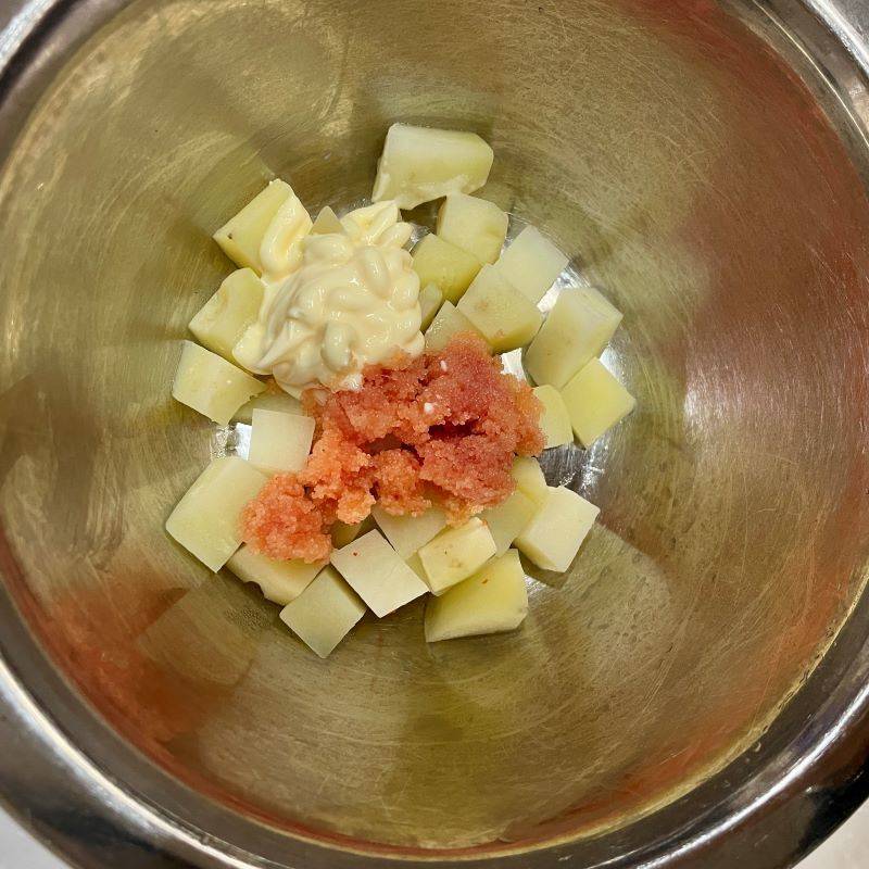 JAグループ公式の「じゃが芋と明太子のトースト」のレシピ