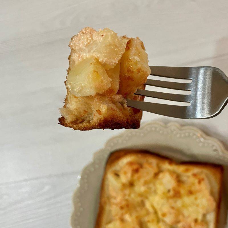 JAグループ公式の「じゃが芋と明太子のトースト」のレシピ