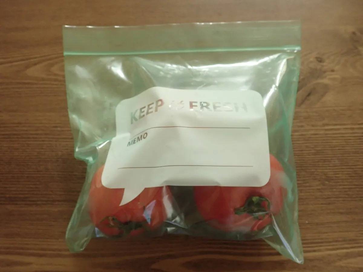 DAISO(ダイソー):抗菌機能付鮮度保持ストックバッグ(16cm×16cm、12枚)