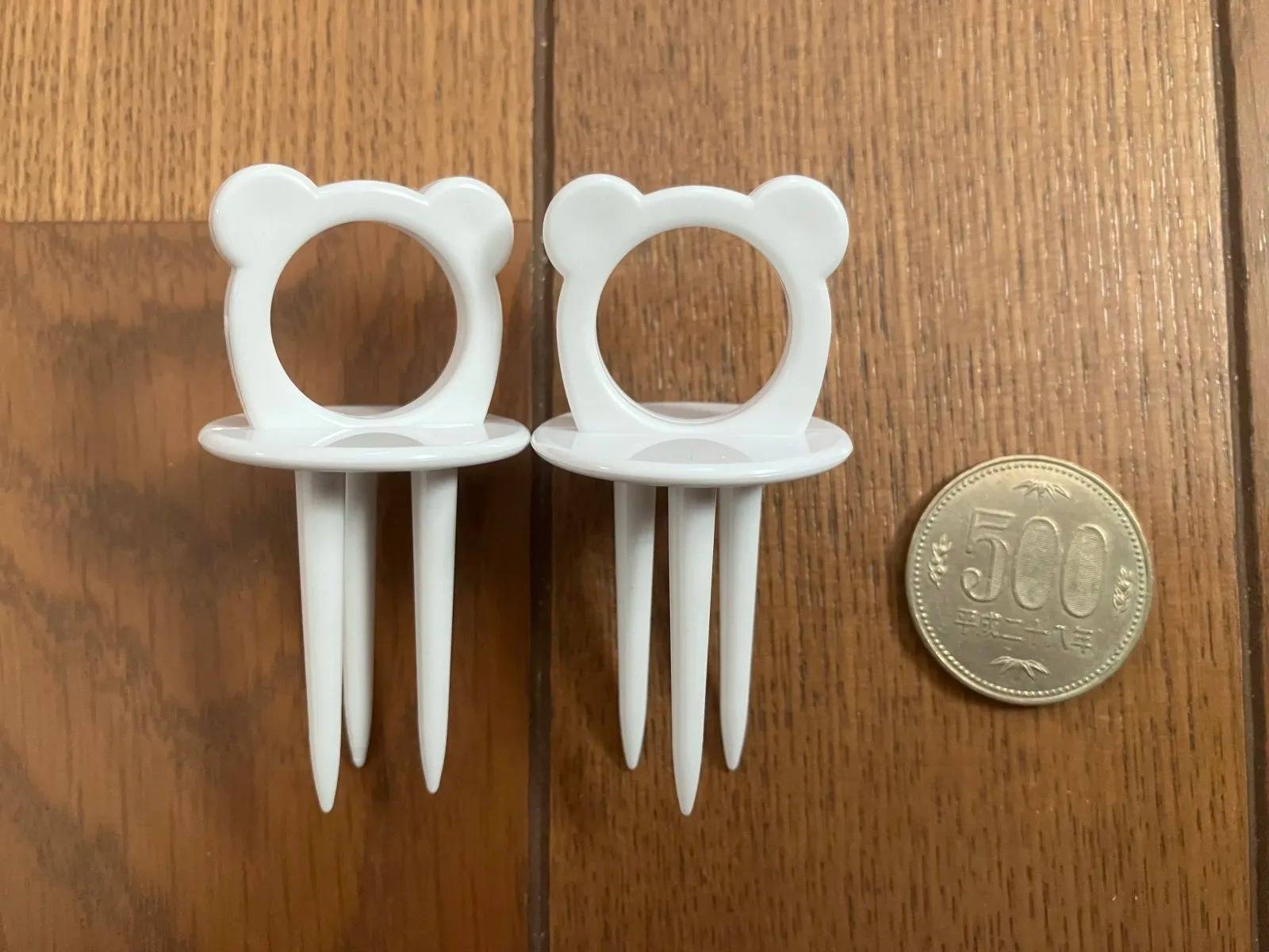 DAISO(ダイソー):野菜フレッシュキーパー(くま、2個)