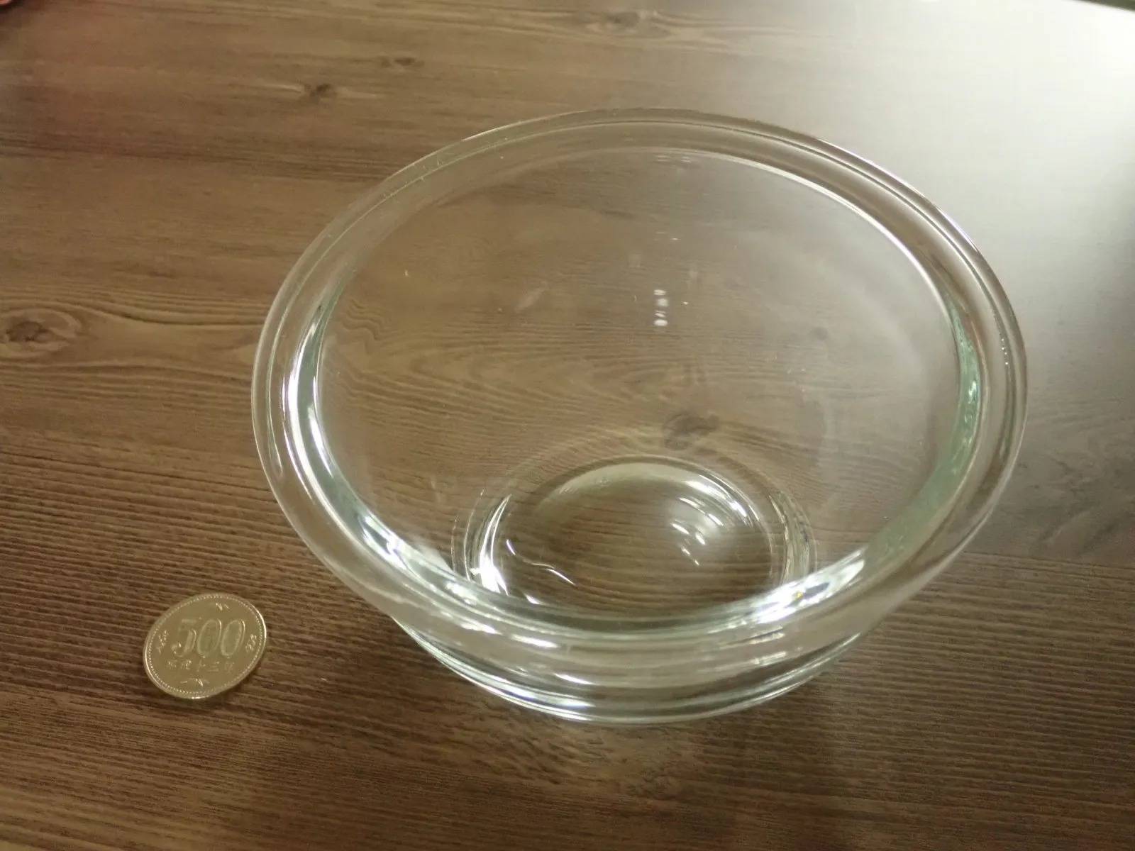 DAISO(ダイソー):耐熱ガラスボウル(11cm、490mL)