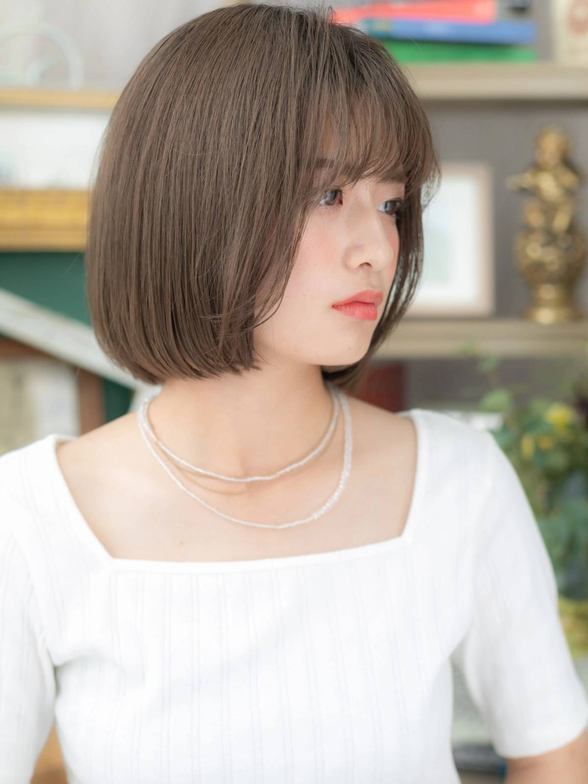 ナチュラルストレートボブ