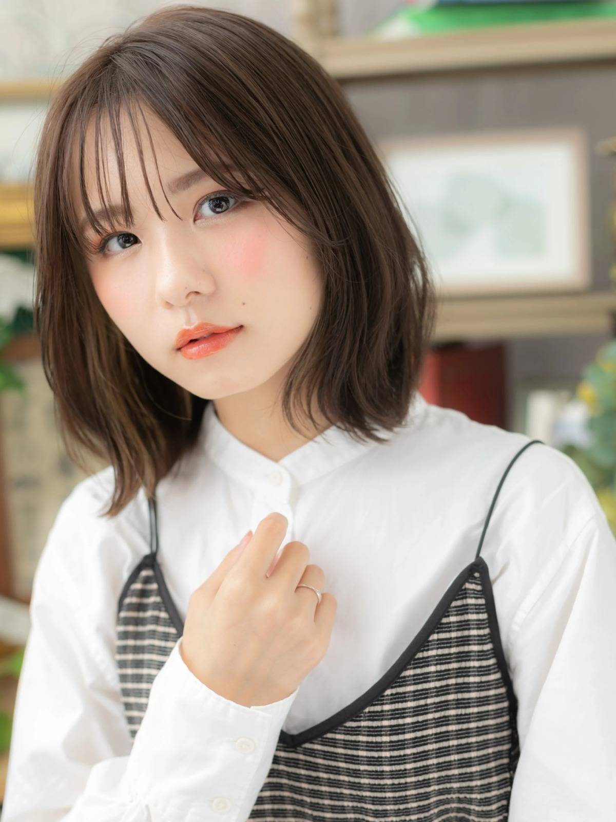 こなれロングボブ