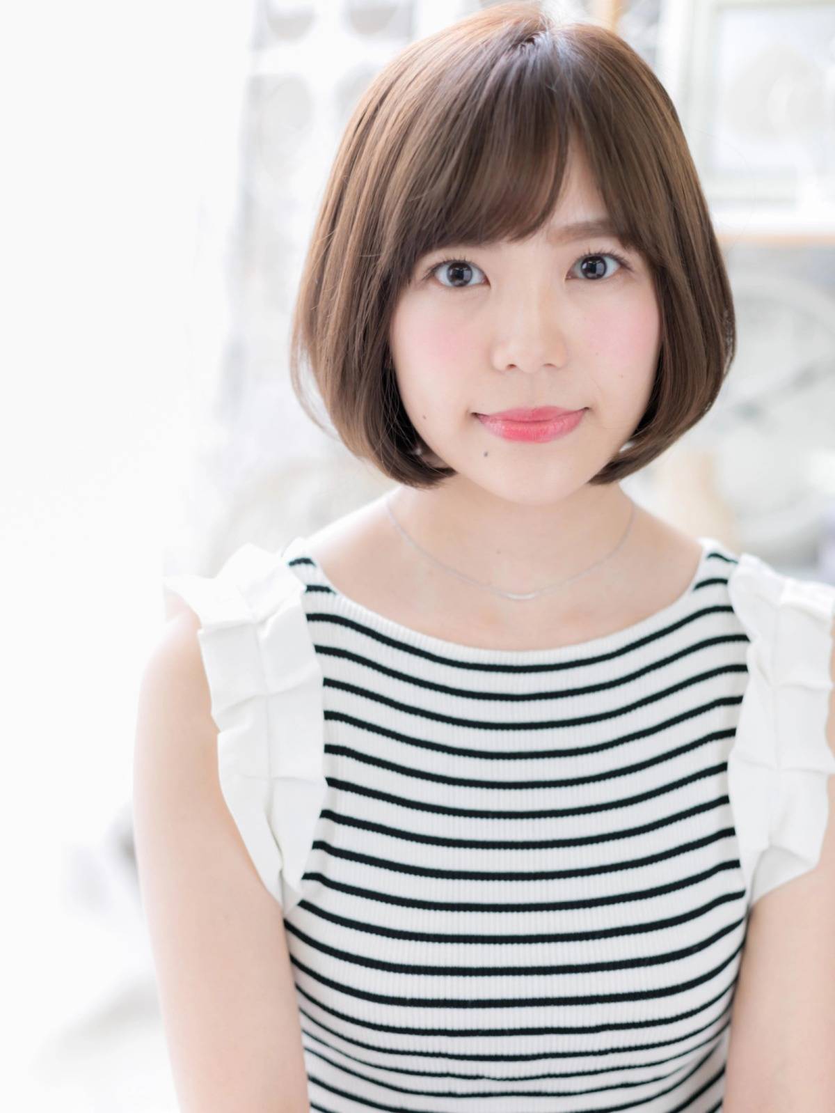 きれいめまとまり前下がりボブ