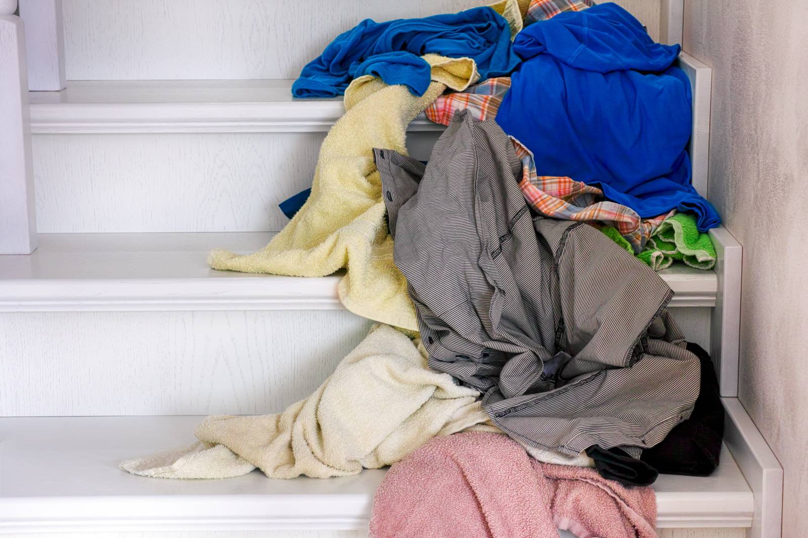 階段　人気運　下がる　洗濯物