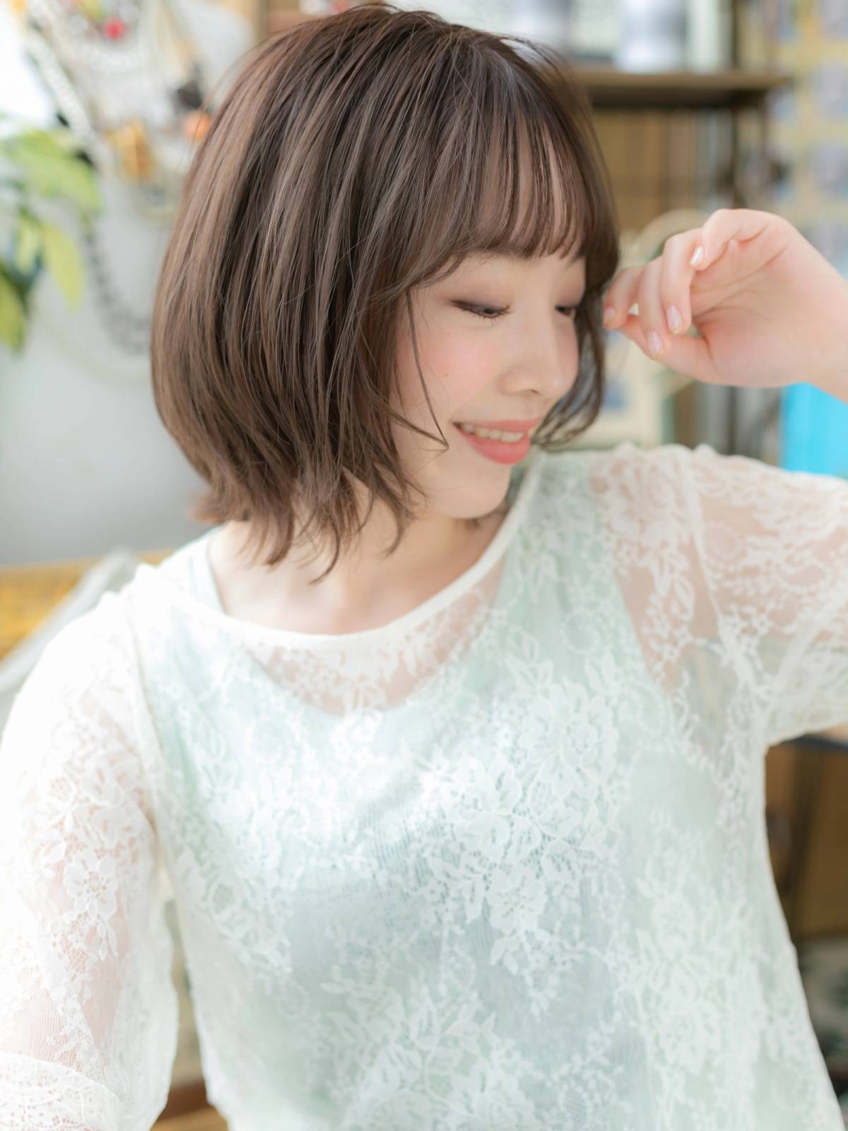 ウェットなこなれボブ