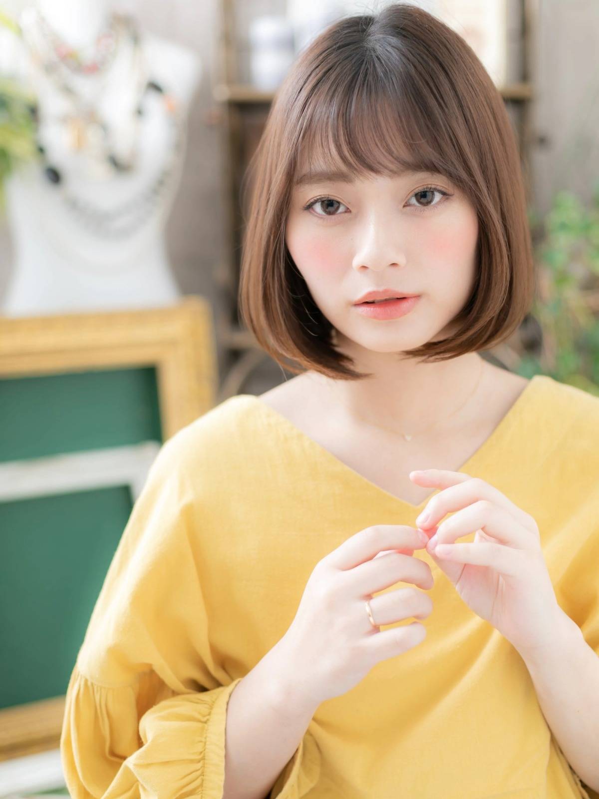 前下がりシンプルボブ