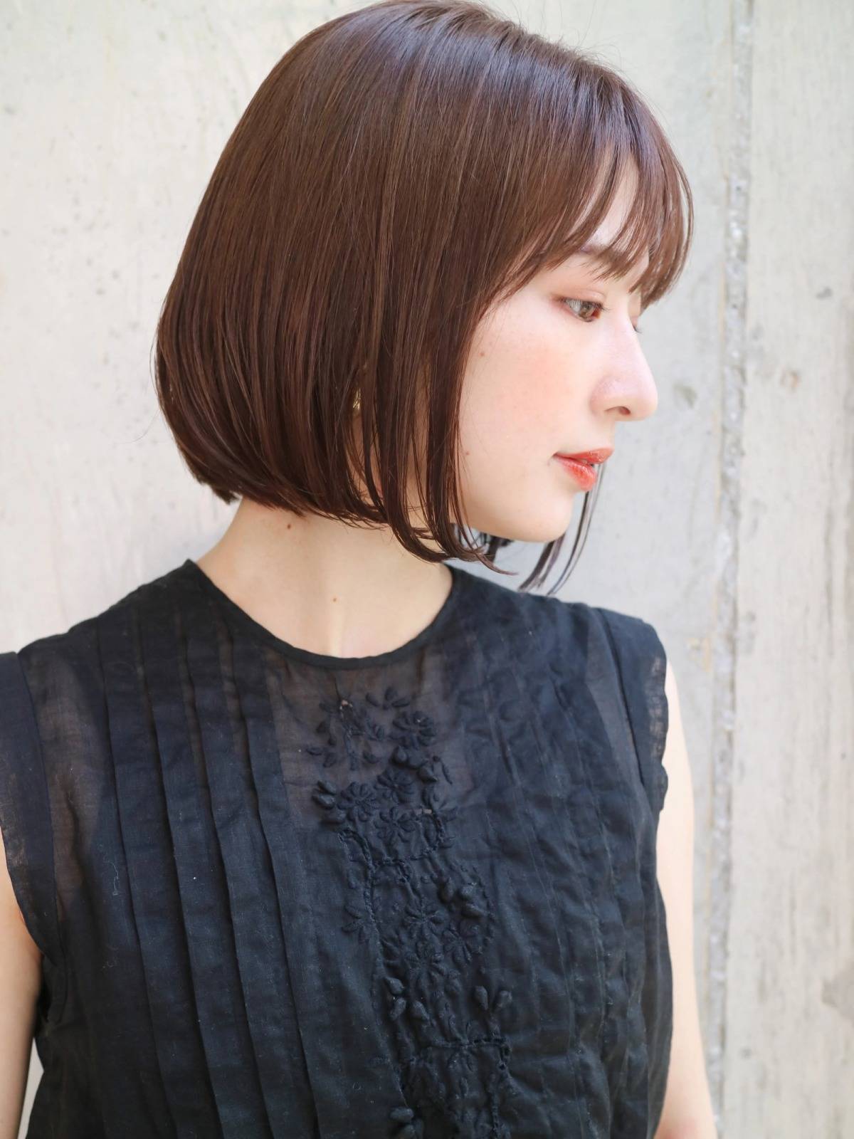 内巻きワンカールボブ